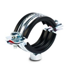 Хомуты сантехнические с резиновым уплотнителем